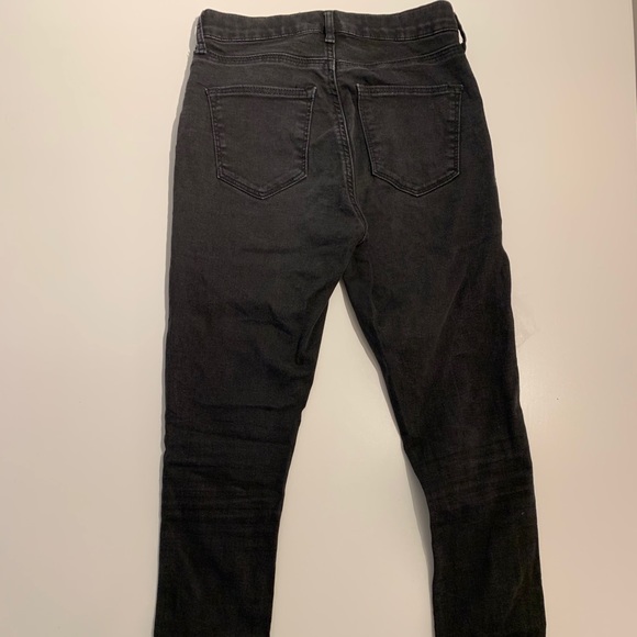 Washed Black Skinny Stretch Jeans - Picture 2 of 2
